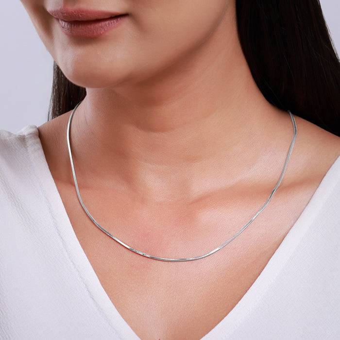 925 Silver Herringbone Chain| Gifts For Women And Girls : TLCH045