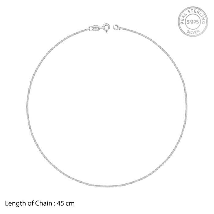 925 Silver Herringbone Chain| Gifts For Women And Girls : TLCH045