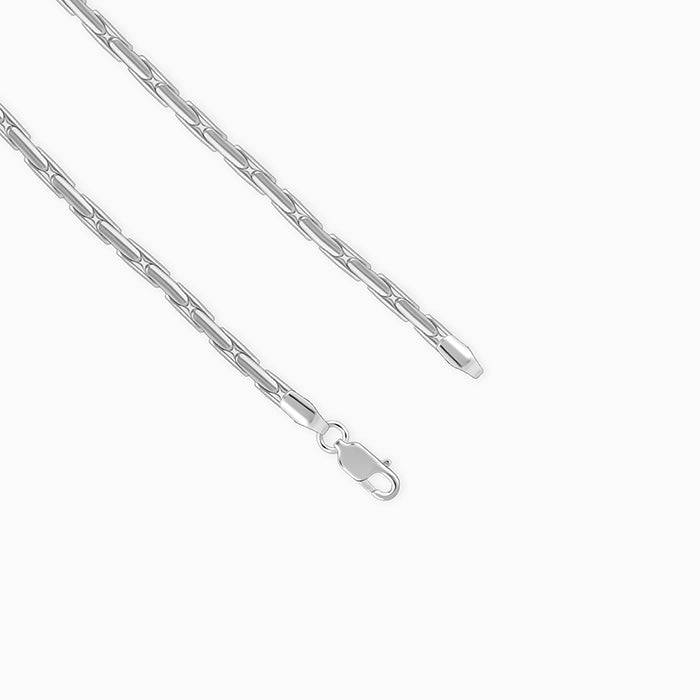 925 Silver Elongated Box Chain For Him|Gifts For Men & Boys : TLCH047