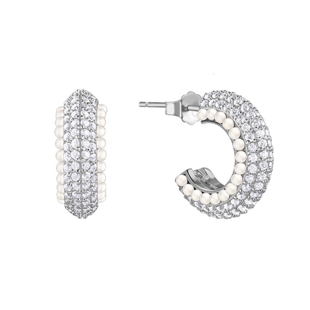 925 Silver Tribal J Hoop Earrings| Drops To Gift Women & Girls | With Certificate Of Authenticity And 925 Stamp | 6  : TLER013