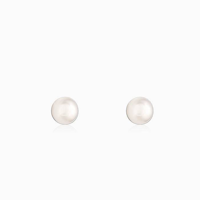 925 Silver Sea Pearl Stud Earrings| Drops To Gift Women & Girls : TLER06