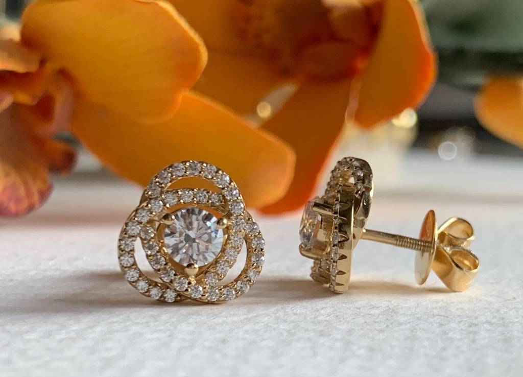 Intertwined Fauzia Solitaire Pendant Set On Pure 925 Silver : TPS5104