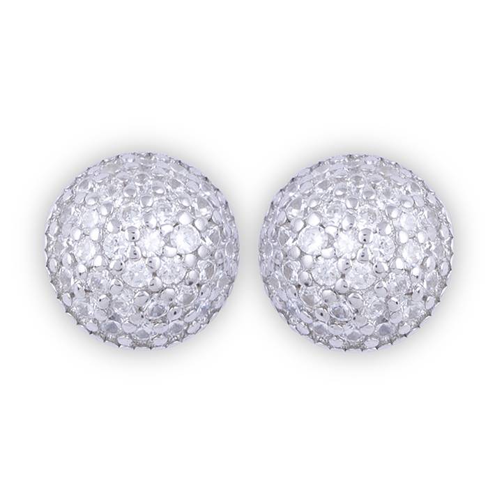 White Disco Cz Tops : TP6
