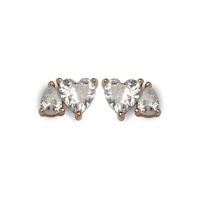 Heartfelt Rosegold Elegance Stud : TP72