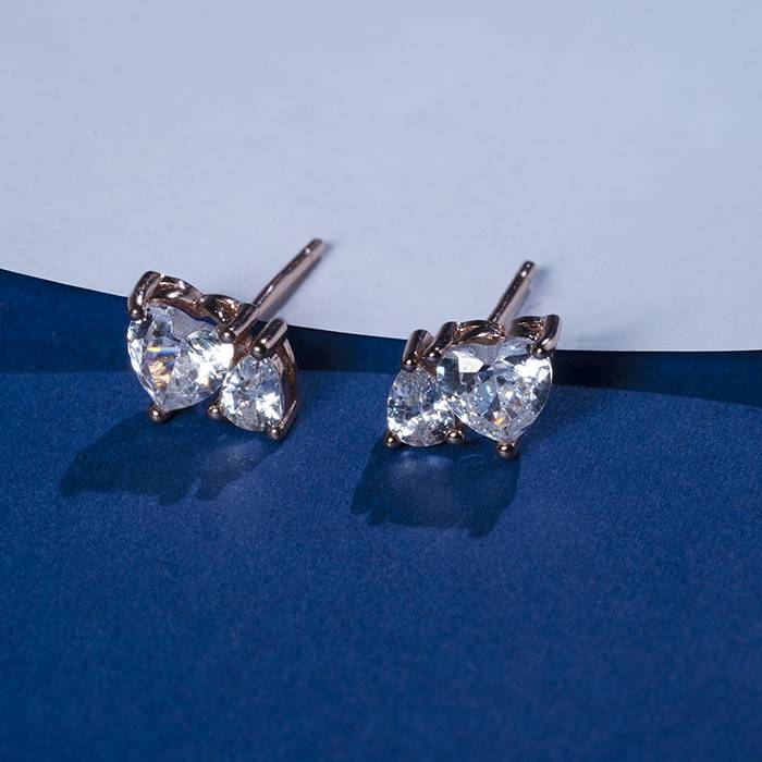 Heartfelt Rosegold Elegance Stud : TP72