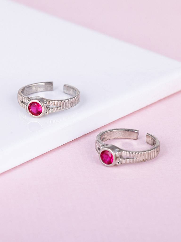 Giva 925 Sterling Silver Midnight Mirage Toe Rings