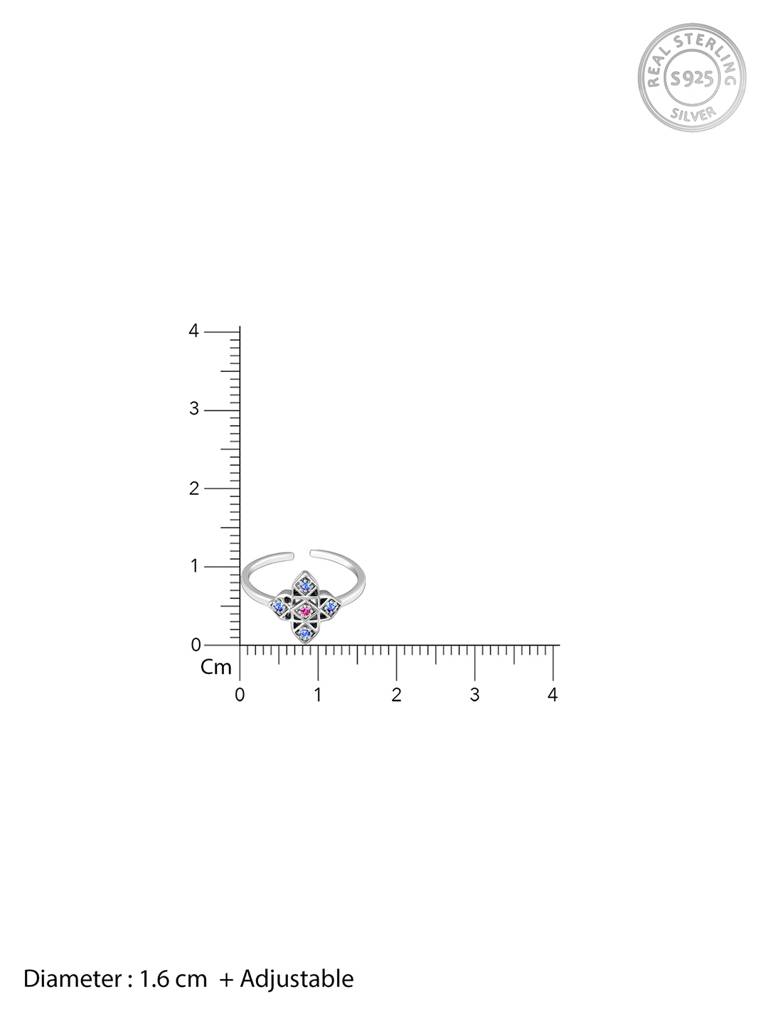 Giva 925 Sterling Silver Radiant Oasis Toe Rings