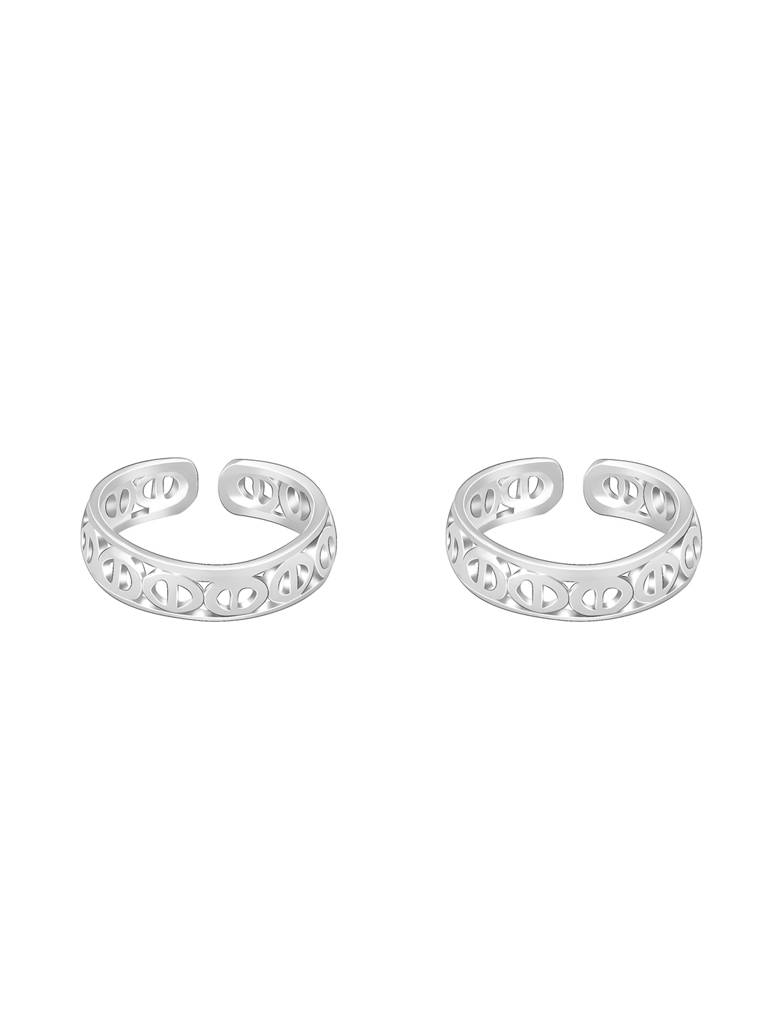 Giva 925 Sterling Silver Traditional Toe Rings