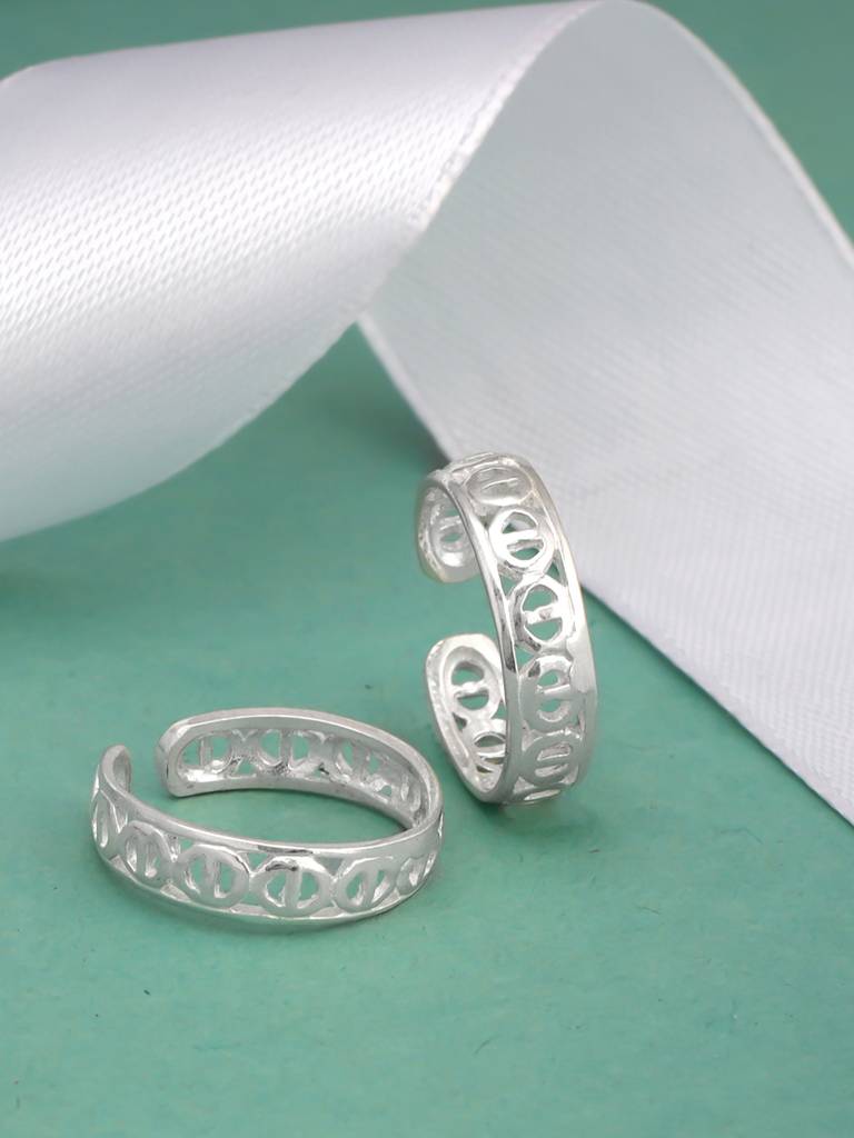 Giva 925 Sterling Silver Traditional Toe Rings