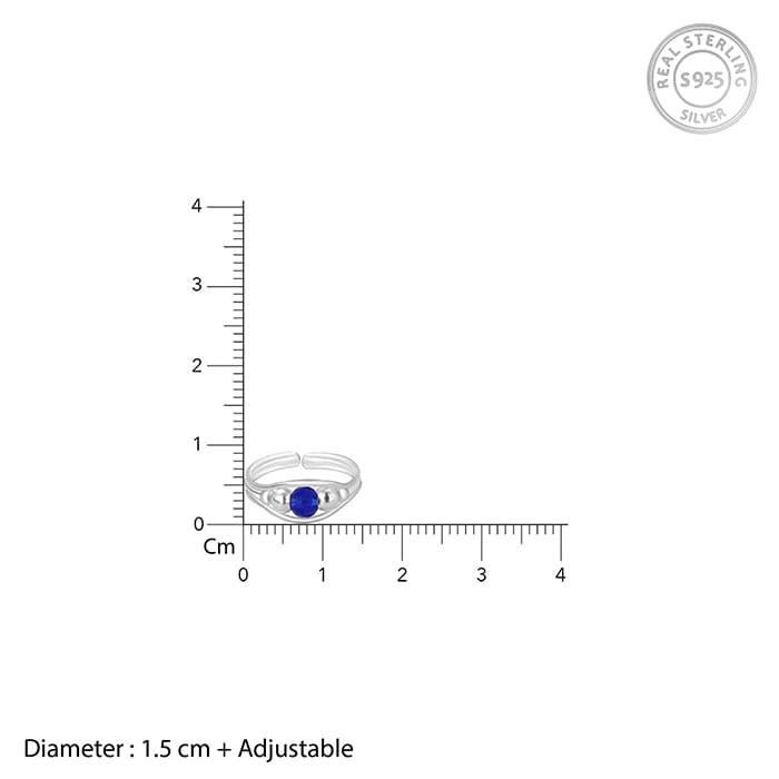 Giva 925 Sterling Silver Vibrant Vista Toe Rings| Toe Rings For Women And Girls | With Cer : TR0117