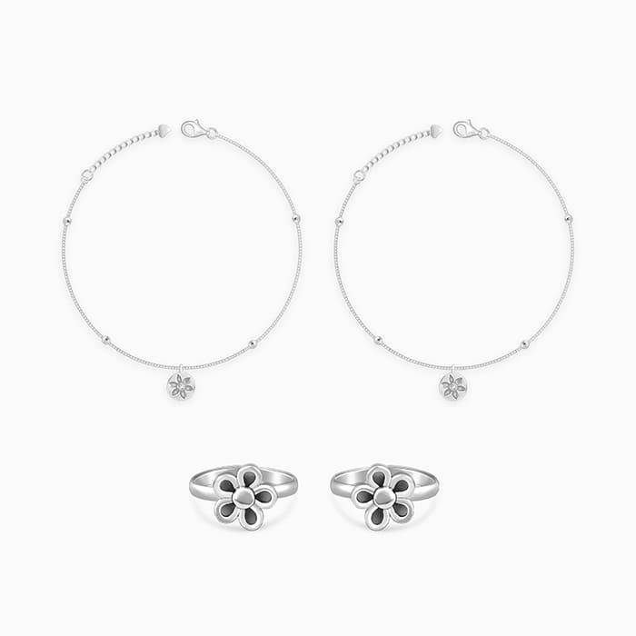 Giva 925 Silver Oxidised Silver Madhubala Set| Gifts For Women And Girls | With Certificat : TR0119A0288A0288