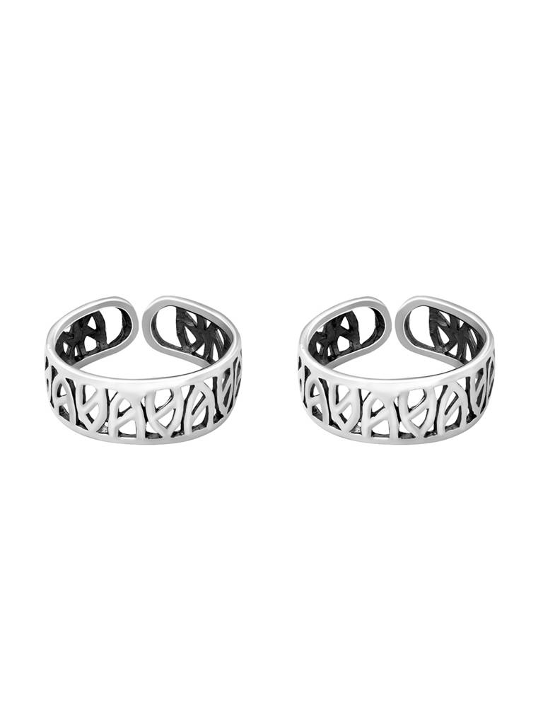 Giva 925 Sterling Silver Simple Elegance Toe Rings