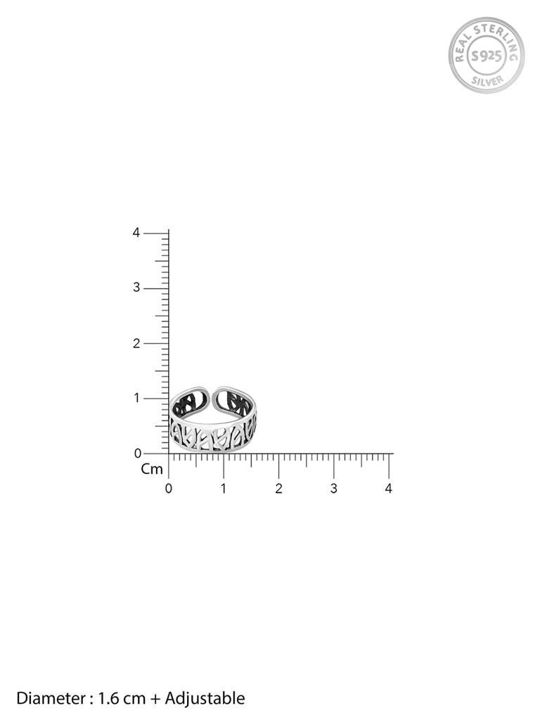 Giva 925 Sterling Silver Simple Elegance Toe Rings