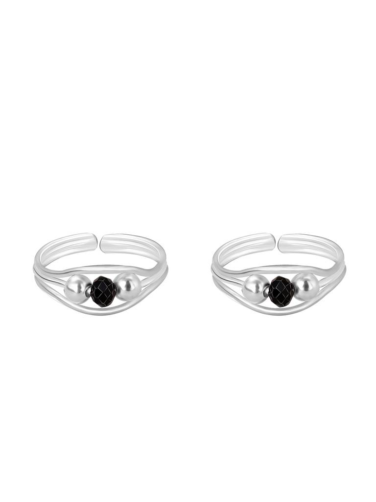 Giva 925 Sterling Silver Beads Toe Rings
