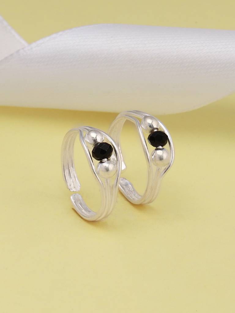 Giva 925 Sterling Silver Beads Toe Rings