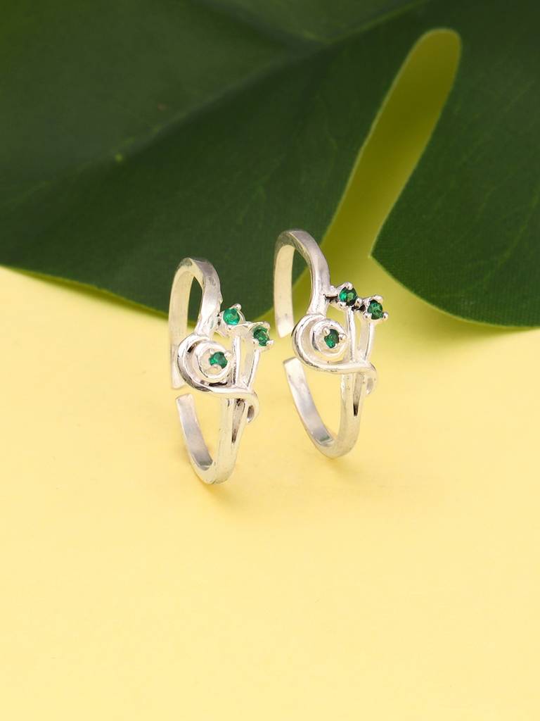 Giva 925 Sterling Silver Minimalist Glamour Toe Rings