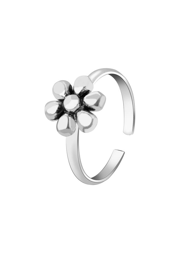 Giva 925 Sterling Silver Floral Bliss Toe Rings