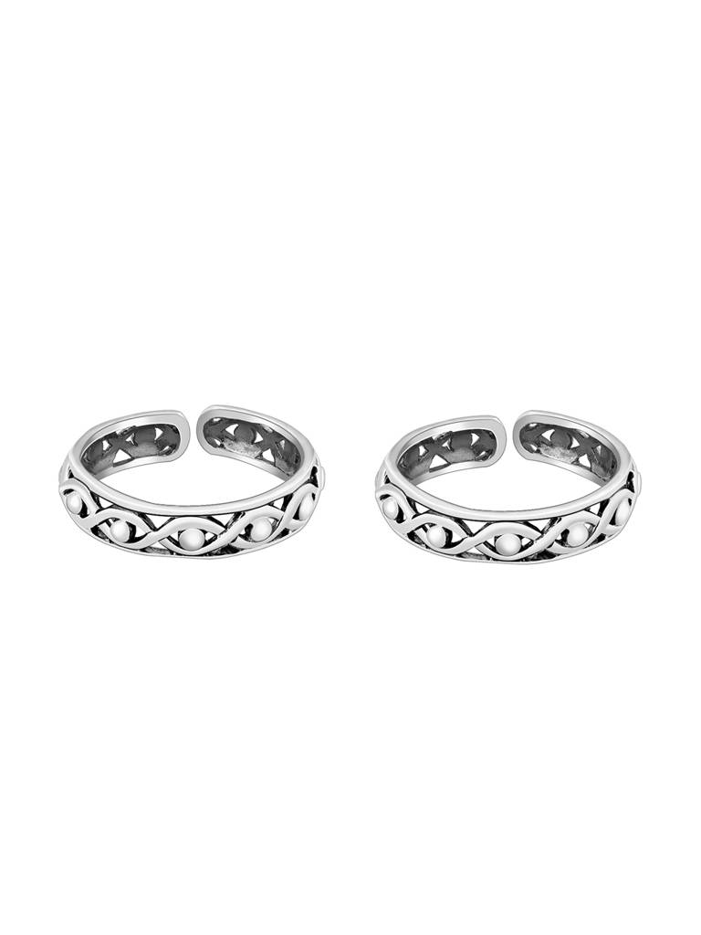 Giva 925 Sterling Silver Mesmereyes Toe Rings