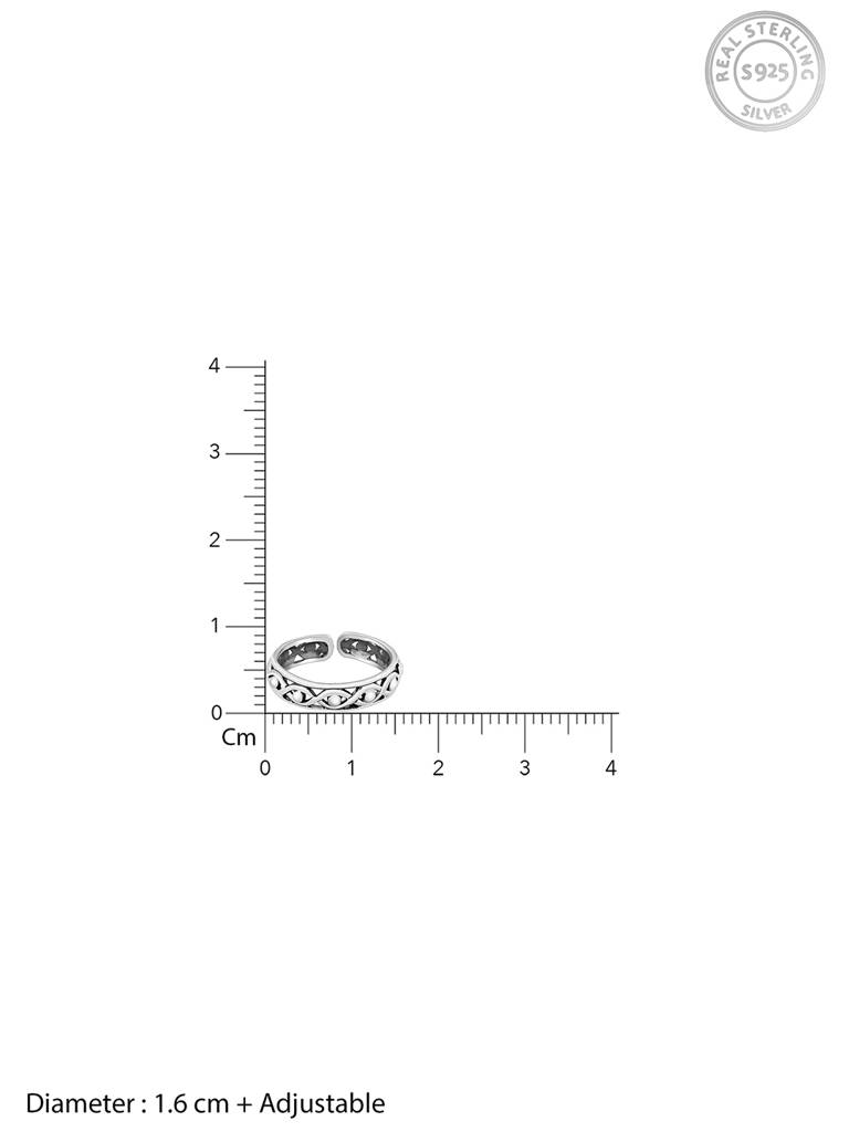Giva 925 Sterling Silver Mesmereyes Toe Rings