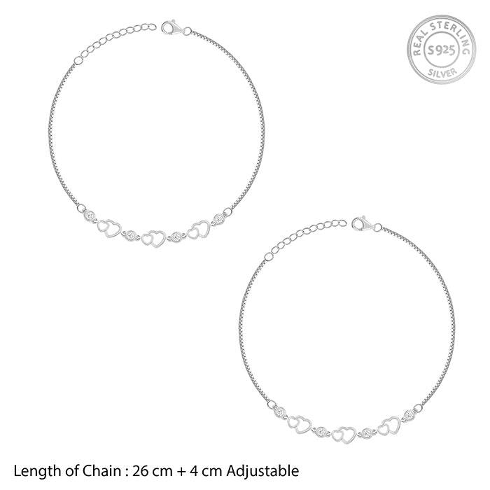 Giva 925 Silver Aparajita Set| Gifts For Women And Girls | With Certificate Of Authenticity And 925  : TR0137A0303A0303