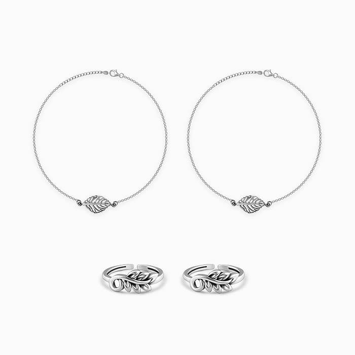 Giva 925 Silver Oxidised Silver Vaidehi Set| Gifts For Women And Girls | With Certificate  : TR0139AVA0003AVA0003