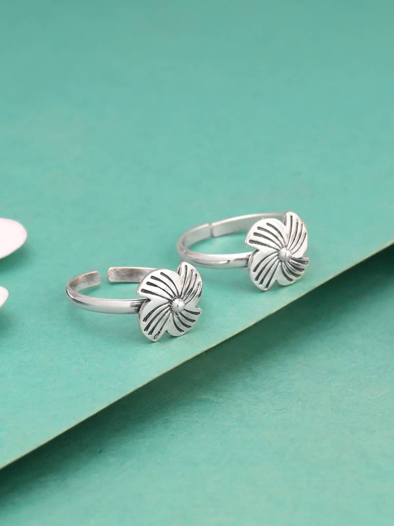Giva 925 Sterling Silver Serenity Toe Rings