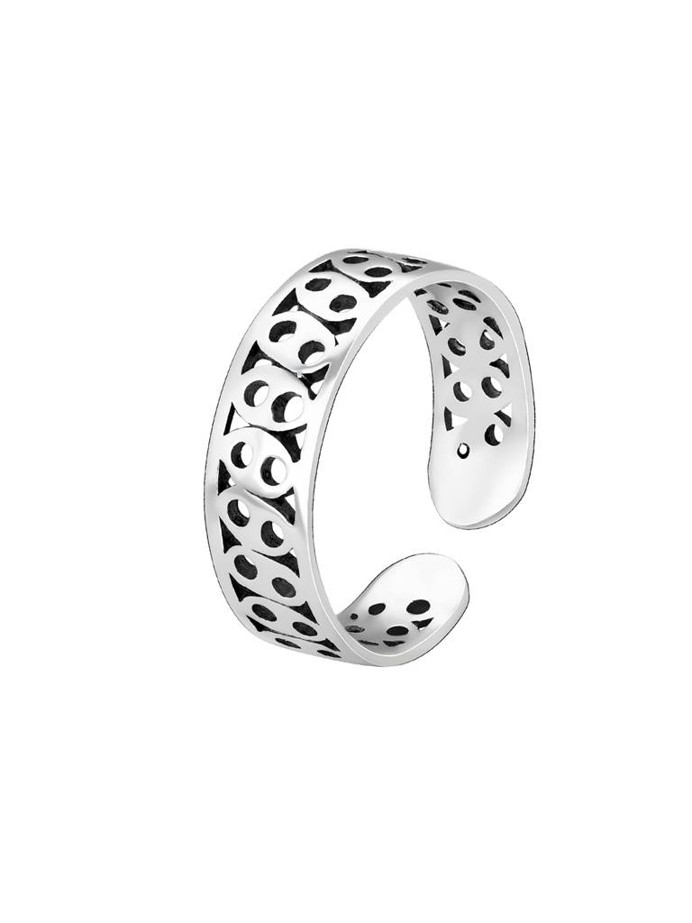 Giva 925 Sterling Silver Detailed Toe Rings