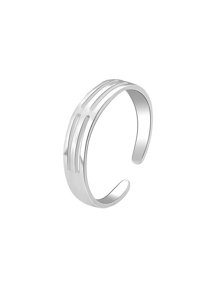 Giva 925 Sterling Silver Effortless Band Toe Rings