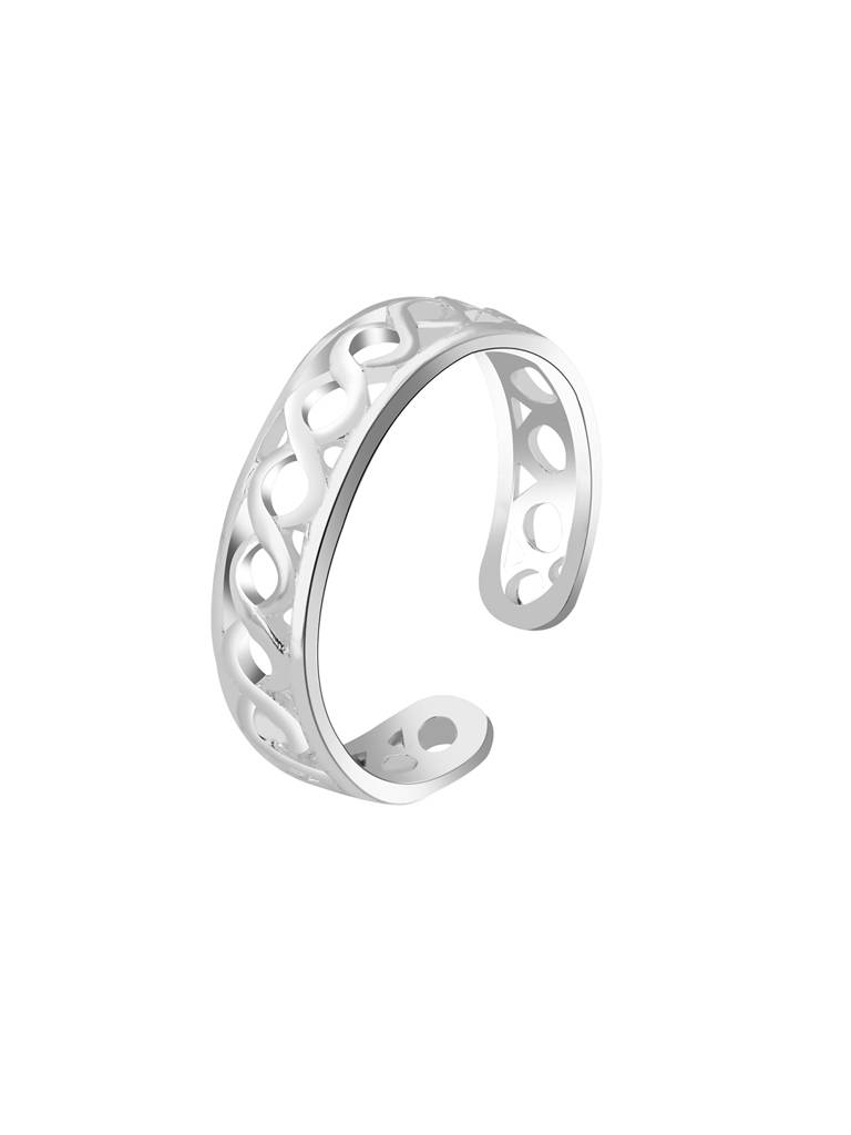 Giva 925 Sterling Silver Alluring Carvings Toe Rings