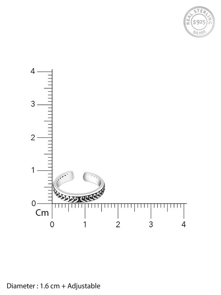 Giva 925 Sterling Silver Subtle Toe Rings