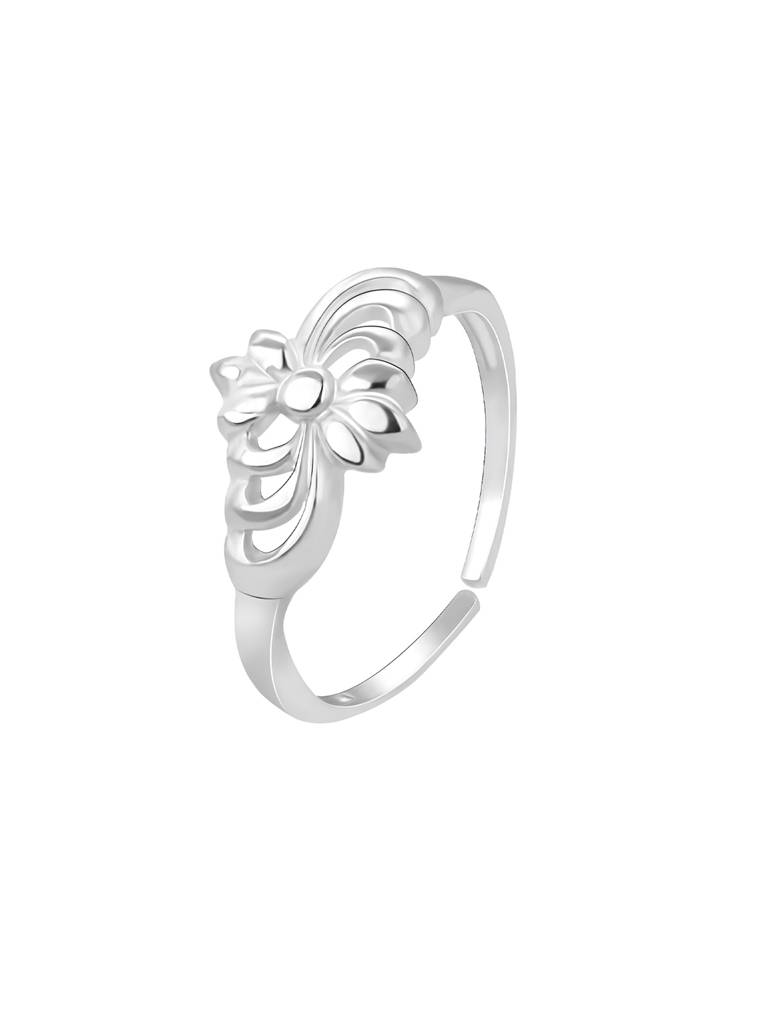 Giva 925 Sterling Silver Miniature Floral Toe Rings