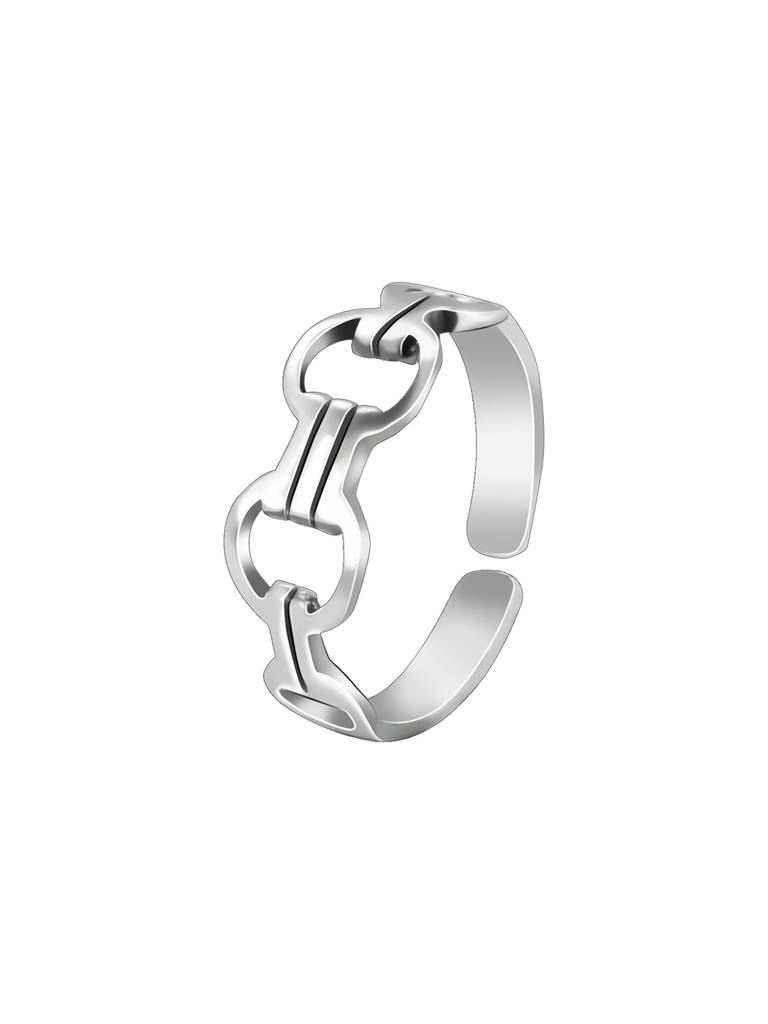 Giva 925 Sterling Silver Interlinked Mini Toe Rings