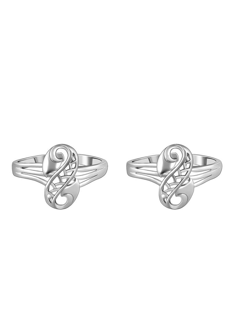 Giva 925 Silver Swaya Toe Rings : TR0178