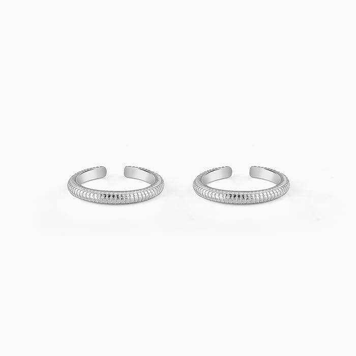 Silver Minimalistic Toe Rings| Toe Rings For Women And Girls | With Certificate Of Authent : TR0197