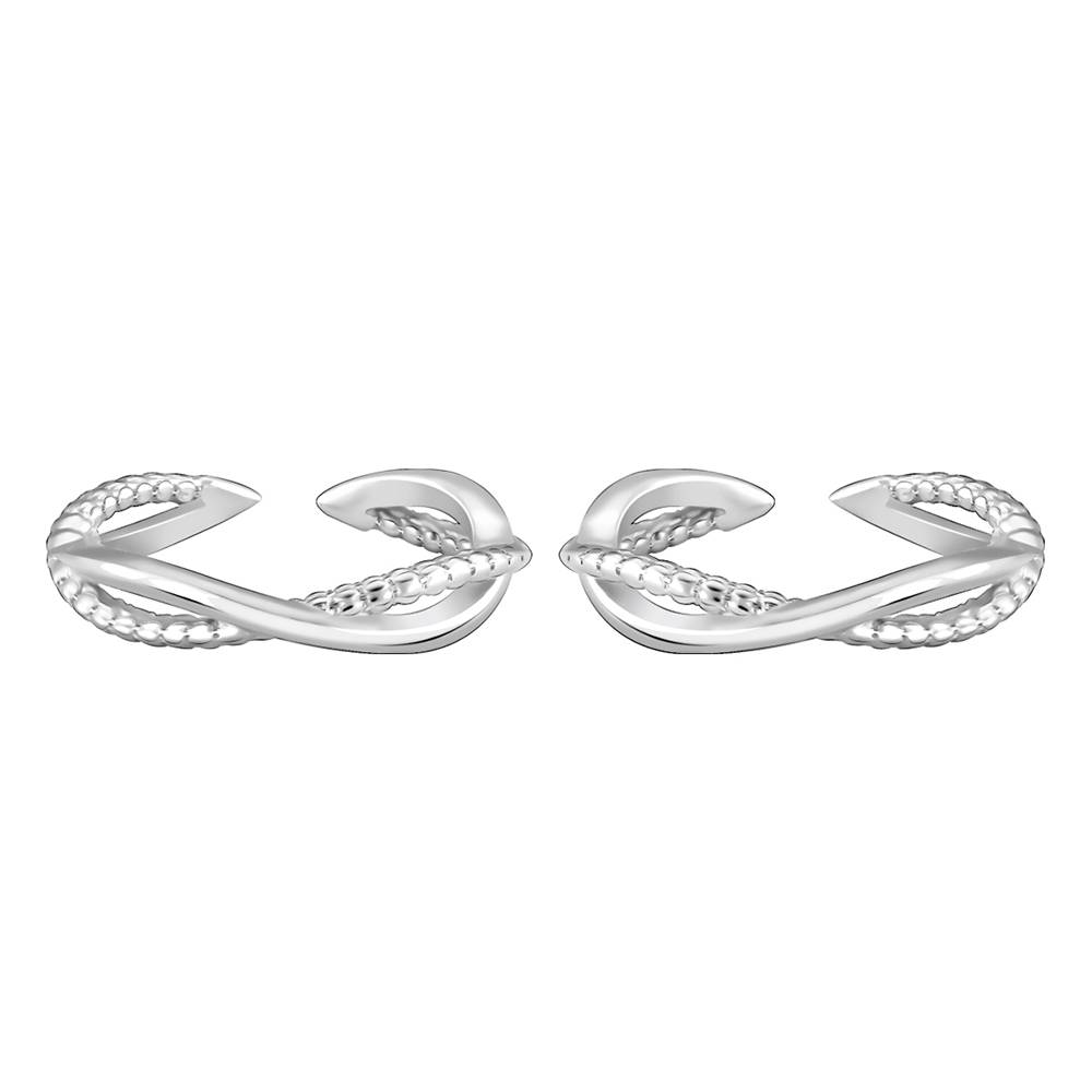925 Silver Moonlit Bliss Toe Rings, Adjustable| Toe Rings For Women And Girls : TR0199