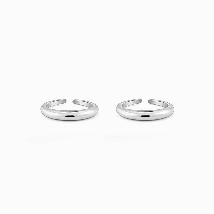 Giva 925 Silver Minimal Toe Rings| Toe Rings For Women And Girls | With Certificate Of Aut : TR0208