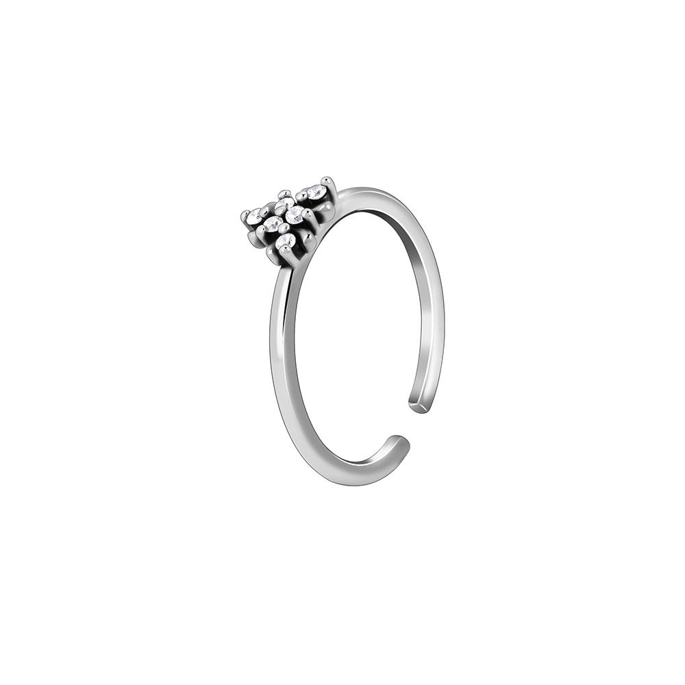 925 Oxidised Silver Mayuri Toe Rings : TR0232