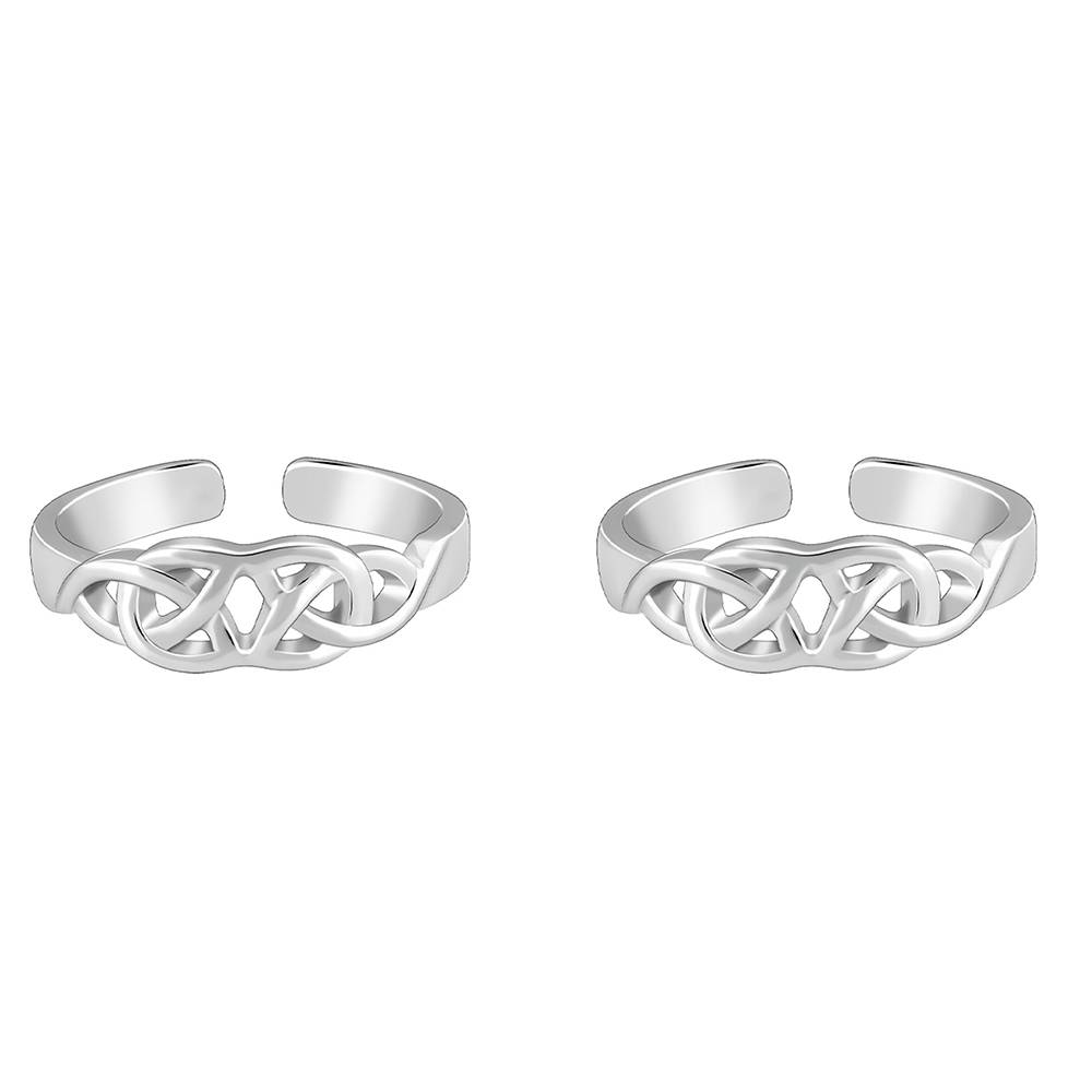 925 Silver Isle Grace Toe Rings, Adjustable| Toe Rings For Women And Girls : TR0305