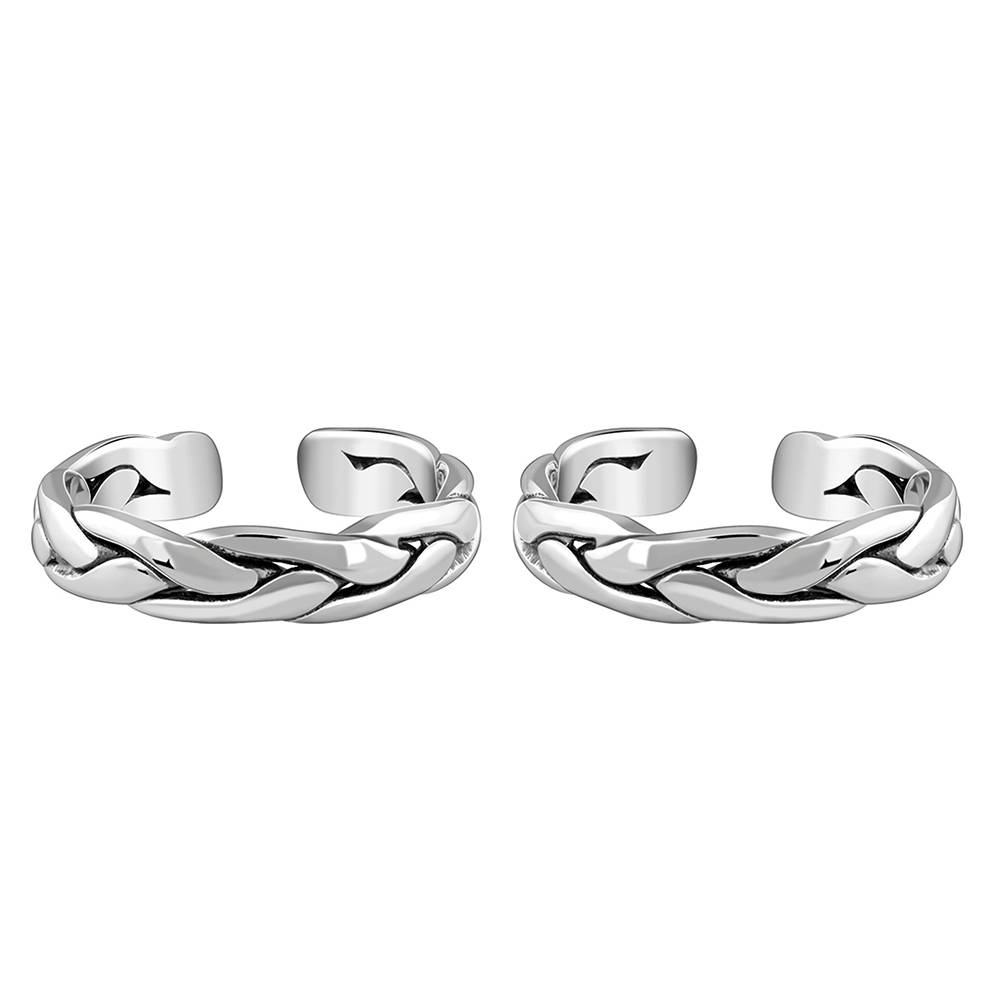 925 Oxidised Silver Aahana Toe Rings| Toe Rings For Women And Girls : TR0321