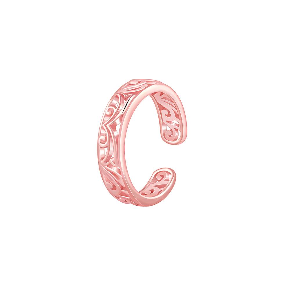 925 Silver Rose Gold Khoobsurat Toe Rings| Toe Rings For Women And Girls : TR0326