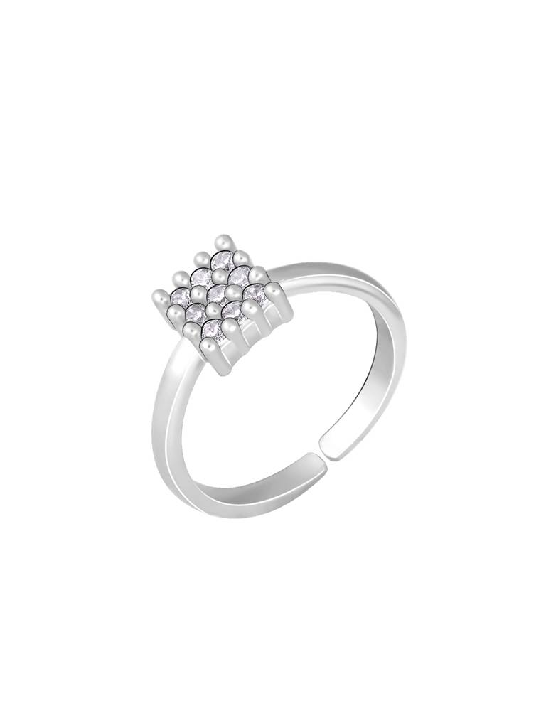 GIVA 925 Sterling Silver Square Zircon Toe Rings