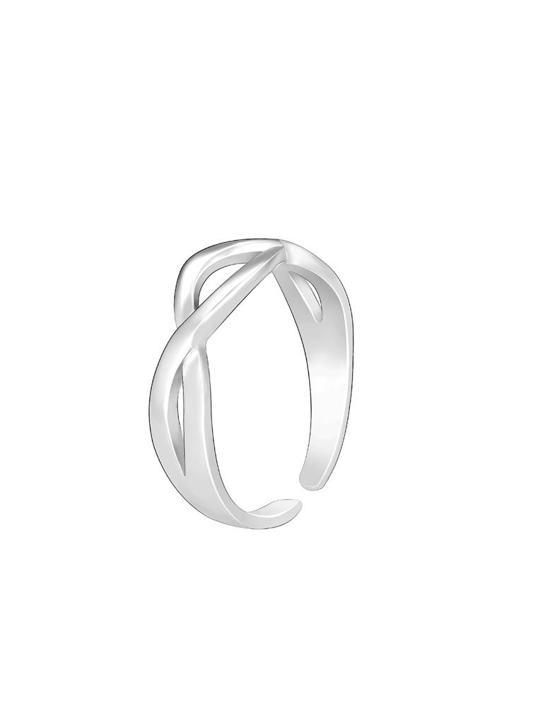 GIVA 925 Sterling Silver Braided Toe Ring