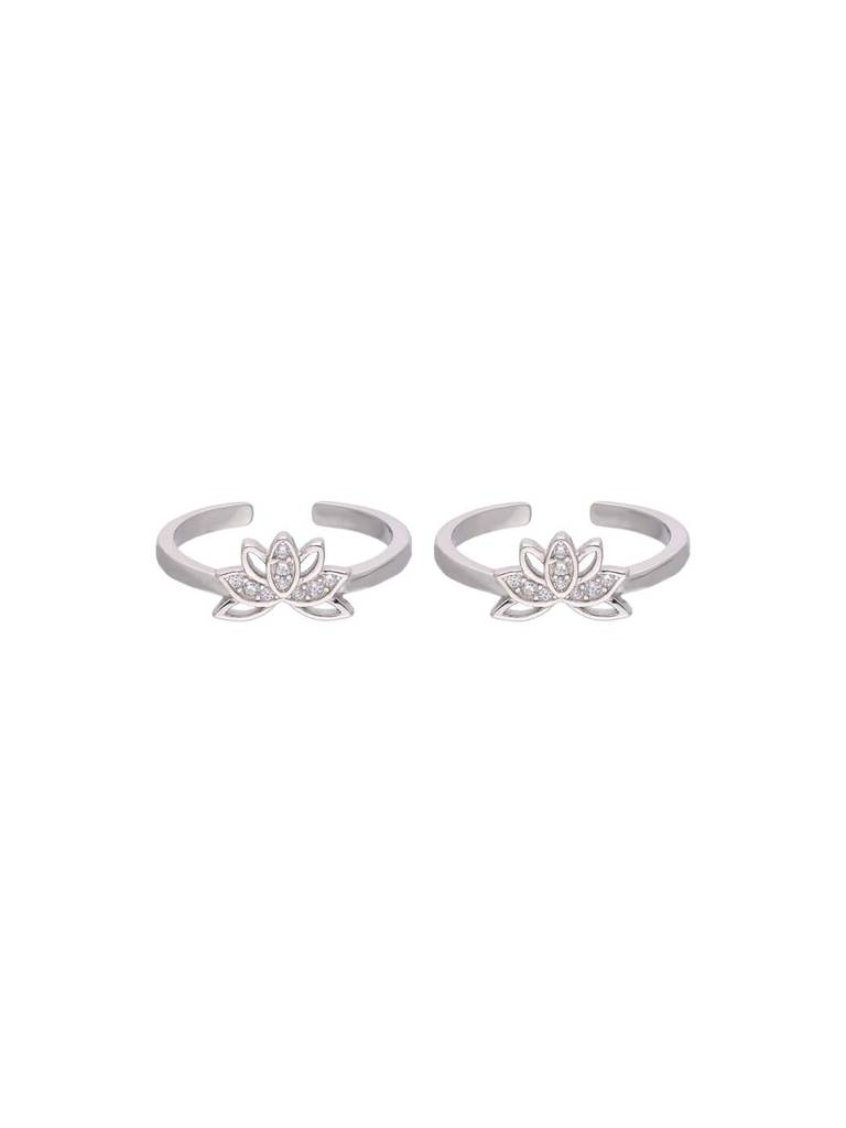 Floral Toe Ring : TR101-S-NA