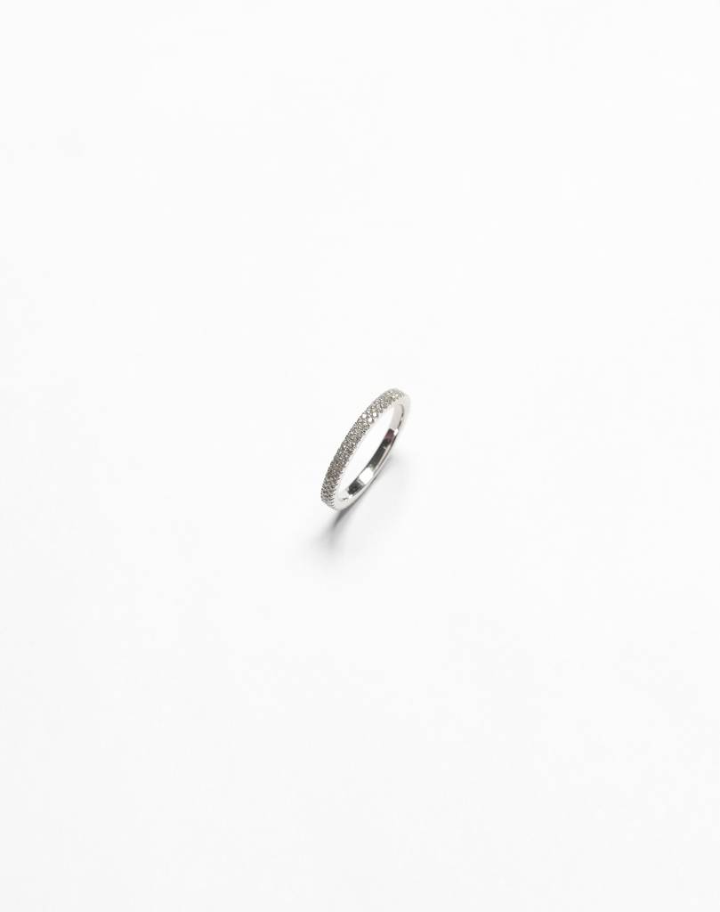 Ameyra Diamond Band Ring On Pure 925 Silver : TR31631