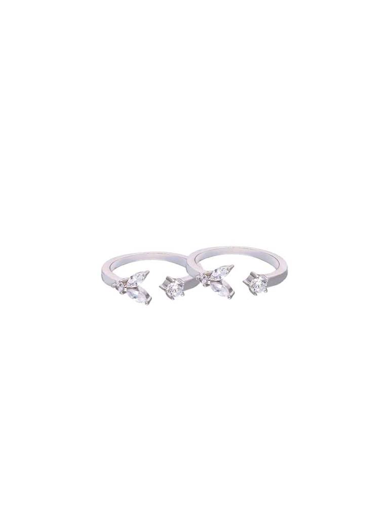 Sterling Silver Elegant Silver Toe Ring : TR96-S-NA