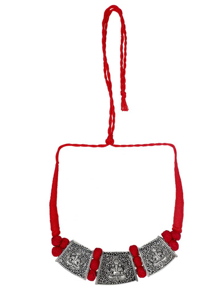 Firoza Teen Tukdi Statement Neckpiece : TRIBALNECK1368