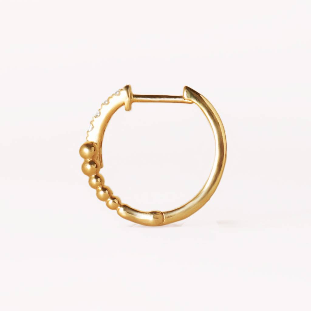 Vision Hoop Earrings-22K-Gold Vermeil : TSER-VIS-18G-50057