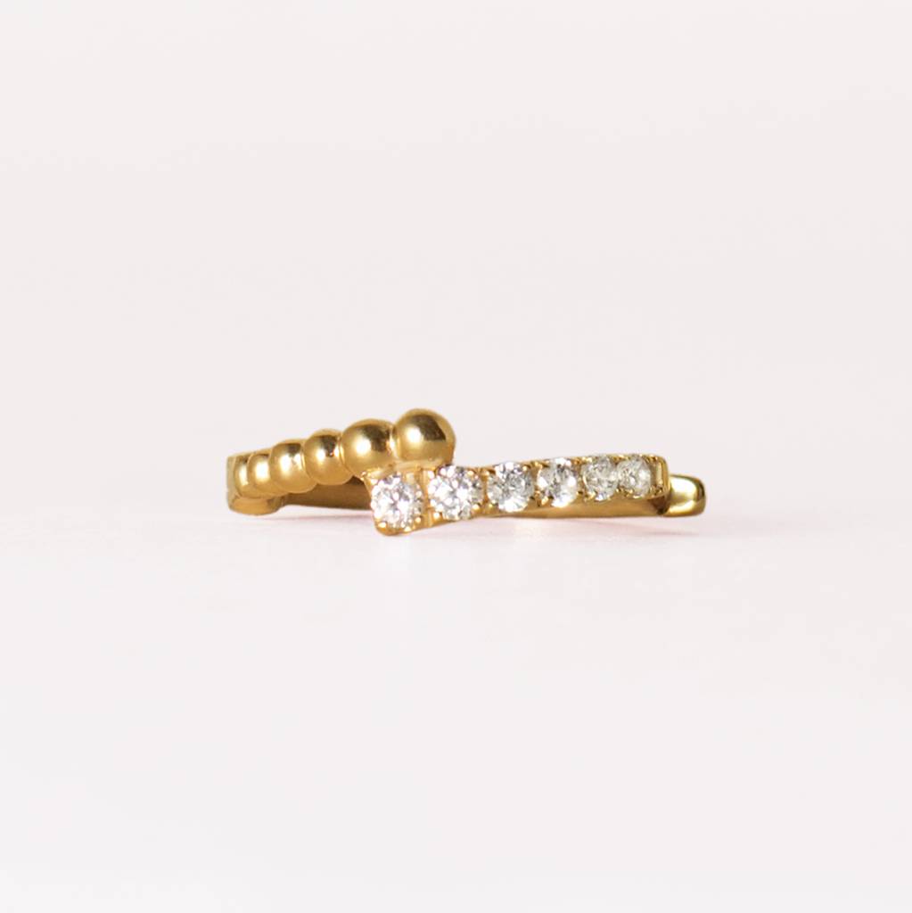 Vision Hoop Earrings-22K-Gold Vermeil : TSER-VIS-18G-50057