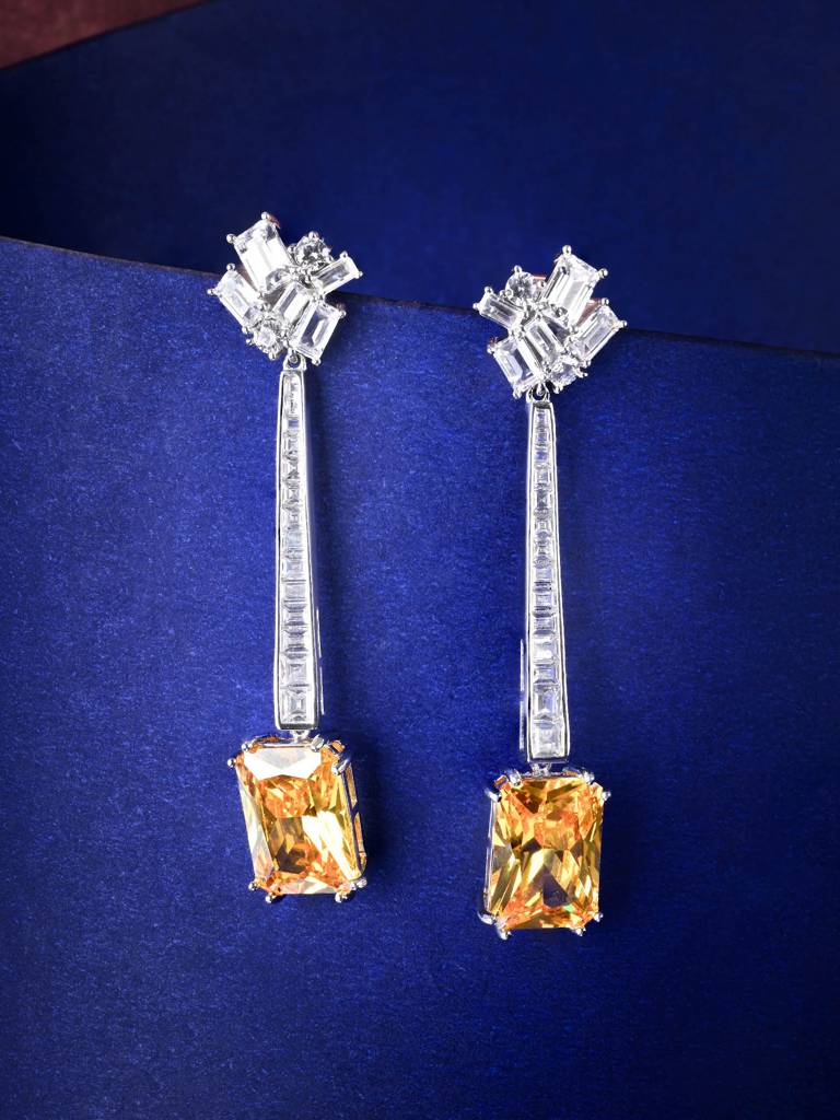 Sapphire Drop Earrings : TSER16