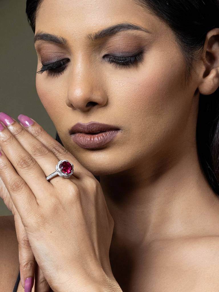 Empress Red Stone Ring : TSLR30